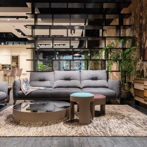 Leather Storage Pouf